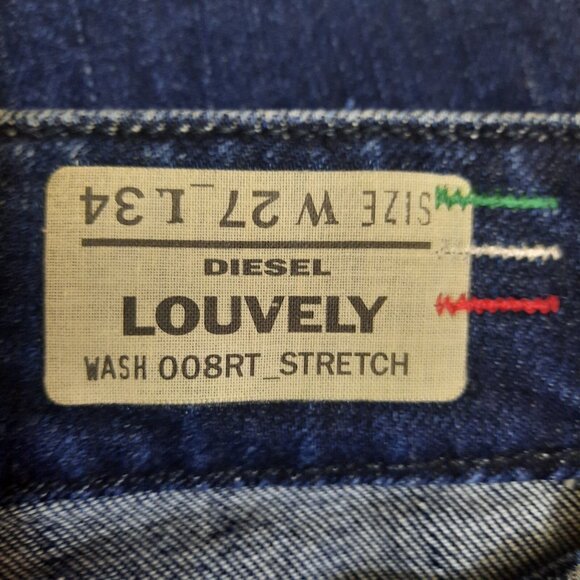 Y2K Diesel Industry Low Rise Bootcut Jeans Deadstock With Tag Size 27 x 34 - Picture 11 of 13